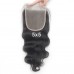 Transparent Lace 5x5 Lace Closure Human Hair Body Wave with Baby Hair Bleached Knots Hairpieces